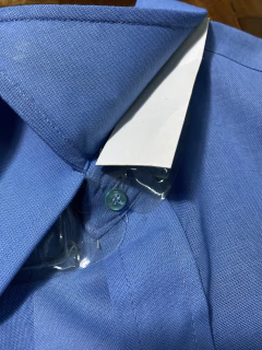 [SEM USO] Camisa Anos 70 Gola Adaga - Andino Vintage & Upcycle