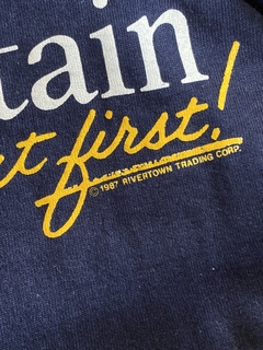 1987 Eat Dessert First - M - Andino Vintage & Upcycle