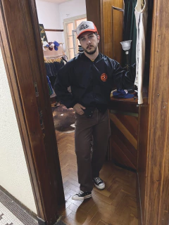 Jaqueta Bomber Vintage 80's Satin - G