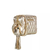 BOLSA METAL LEATHER NUDE - comprar online