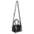 BOLSA PEQUENA EM COURO PRETO COM CHARMS - Dona Santa