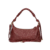 BOLSA BAGUETE PEQUENA ALÇA TRANÇADA MALBEC - comprar online