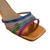 Imagem do MULE SALTO BAIXO MULTICOLOR METALIZADO