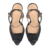 SANDÁLIA SALTO ALTO PEEP TOE MESH PRETO - loja online