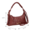 BOLSA BAGUETE PEQUENA ALÇA TRANÇADA MALBEC - Dona Santa