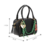 BOLSA PEQUENA EM COURO PRETO COM CHARMS - comprar online