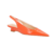 SCARPIN SLINGBACK ANABELA EM COURO VERNIZ LARANJA SUNSET