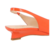 SCARPIN SLINGBACK ANABELA EM COURO VERNIZ LARANJA SUNSET - comprar online