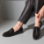 MOCASSIM ENFEITES METÁLICOS VERNIZ PRETO - comprar online