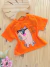 Blusa Infantil Juvenil Capivara Laranja 206 - comprar online