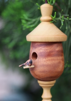 Casa de pássaro ornamento natalino - comprar online