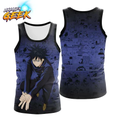 Camiseta Regata Mangá Jujutsu Kaisen - Fushiguro Megumi