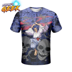 Camisa Mangá Botan Skulls