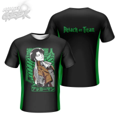 Camisa Black - Levi Ackerman - 02