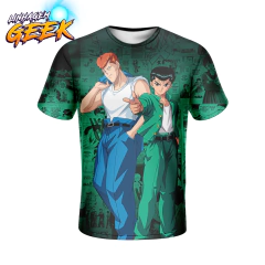 Camisa Mangá Kazuma Kuwabara e Yusuke Urameshi