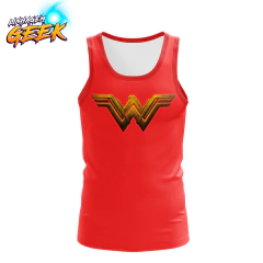 Camiseta Regata - Logo Mulher Maravilha