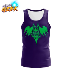 Camiseta Regata - Batman que Ri roxo
