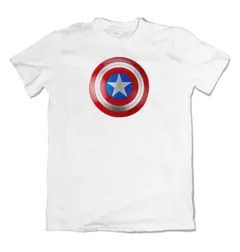 Camisa Admirável Mundo Novo - Sam Wilson Branca Costas na internet