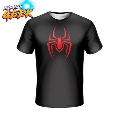 Camisa Uniforme Homem Aranha Miles Morales - Game