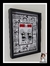 Cuadro Mickey y Minie blanco y negro - comprar online