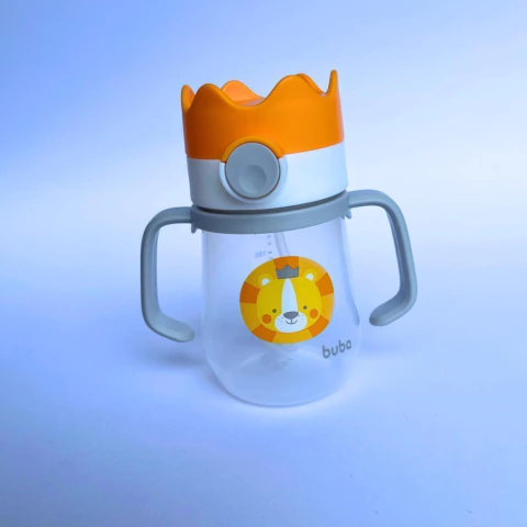 COPO COM VALVULA ANTICOLICA COROA LEAOZINHO