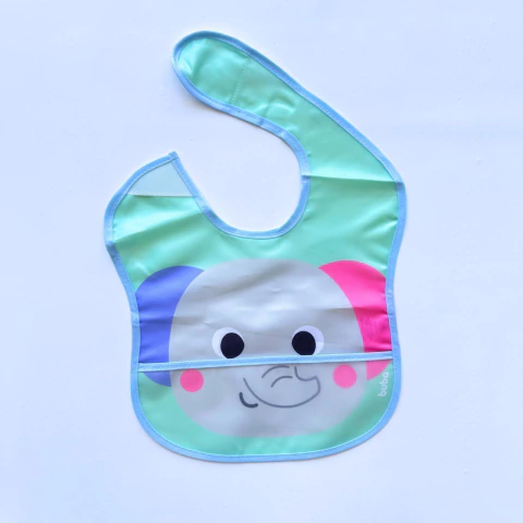 BABADOR COM BOLSO BUBA ZOO ELEFANTE