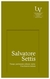 paisaje, patrimonio cultural, tutela: una historia italiana settis salvatore settis uv None
