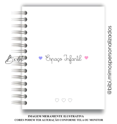 PLANNER ESPAÇO INFANTIL - MARMORIZADA ROSA - comprar online