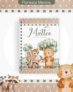 CADERNETA VACINAÇÃO - FLORESTA MENINO - comprar online