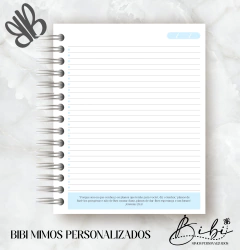 CADERNO A5 PAUTADO -AZUL na internet