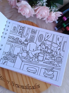 Imagem do LIVRO DE COLORIR - ROSA