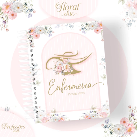 CADERNO A5 PAUTADO - ENFERMEIRA - comprar online