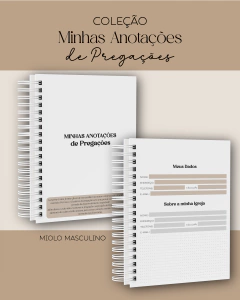 CADERNO PREGAÇÃO - LEÃO BLACK - comprar online