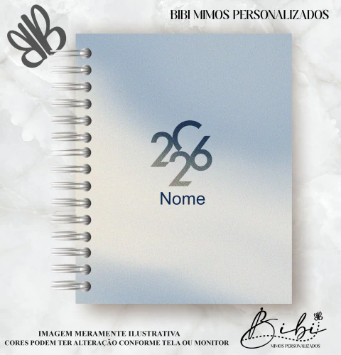 AGENDA 2026 - DEGRADÊ AZUL - comprar online