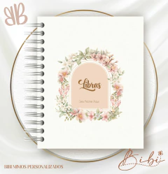 CADERNO A5 - LIBRAS FLORAL - comprar online