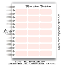 PLANNER DA ORGANISTA - ORGÃO - Bibi Mimos Personalizados