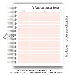 PLANNER DA ORGANISTA - ADRIANA - loja online