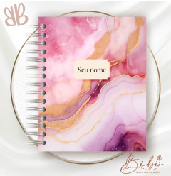 PLANNER ESPAÇO INFANTIL - MARMORIZADA ROSA