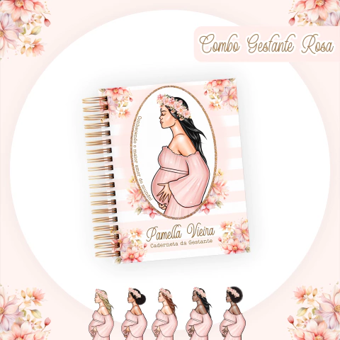 CADERNETA DA GESTANTE - ROSA
