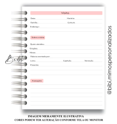 VISITAS - VERDE - Bibi Mimos Personalizados