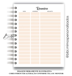 PLANNER DA ORGANISTA - THAYNARA - loja online