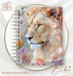 CADERNO A5 PAUTADO - LEÃO - comprar online