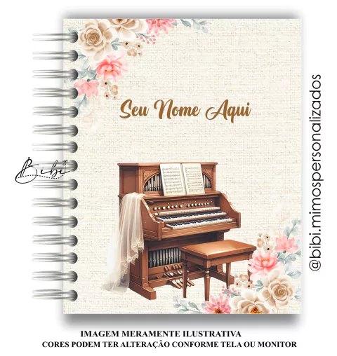 PLANNER DA ORGANISTA - CLEAN FLORAL