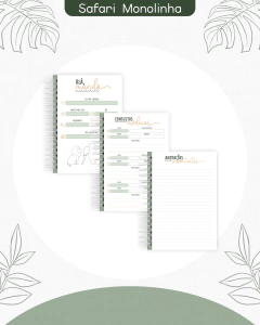 CADERNETA VACINAÇÃO - SAFARI MONOLINHA na internet