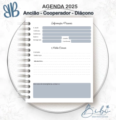 AGENDA ANCIÃO COOPERADOR DIÁCONO - PRETO DOURADO na internet