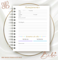 PLANNER ESPAÇO INFANTIL - PAZ