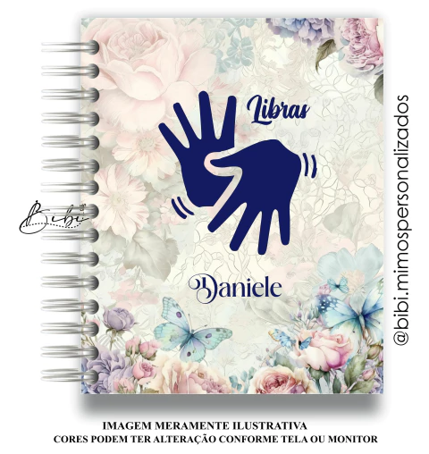CADERNO A5 - FLORAL VINTAGE - comprar online