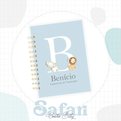 CADERNETA VACINAÇÃO - SAFARI CLEAN