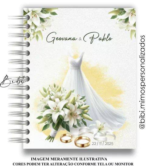 PLANNER DA NOIVA - GEOVANA