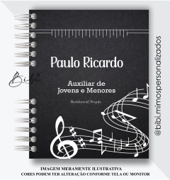 AUXILIAR DE JOVENS E MENORES - PRETO E BRANCO - comprar online